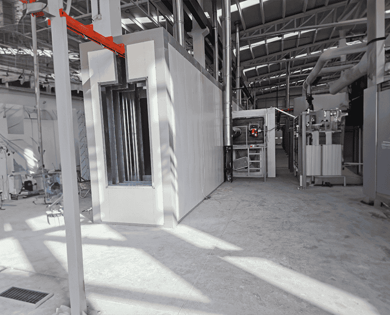 TÜNEL TİP TOZ BOYA PİŞİRME FIRINI
